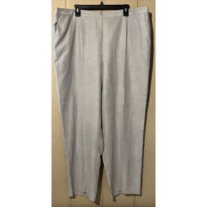 Alfred Dunner Ladies Plus Size 24W Pants Elastic Waistband Great Look & Feel NWT